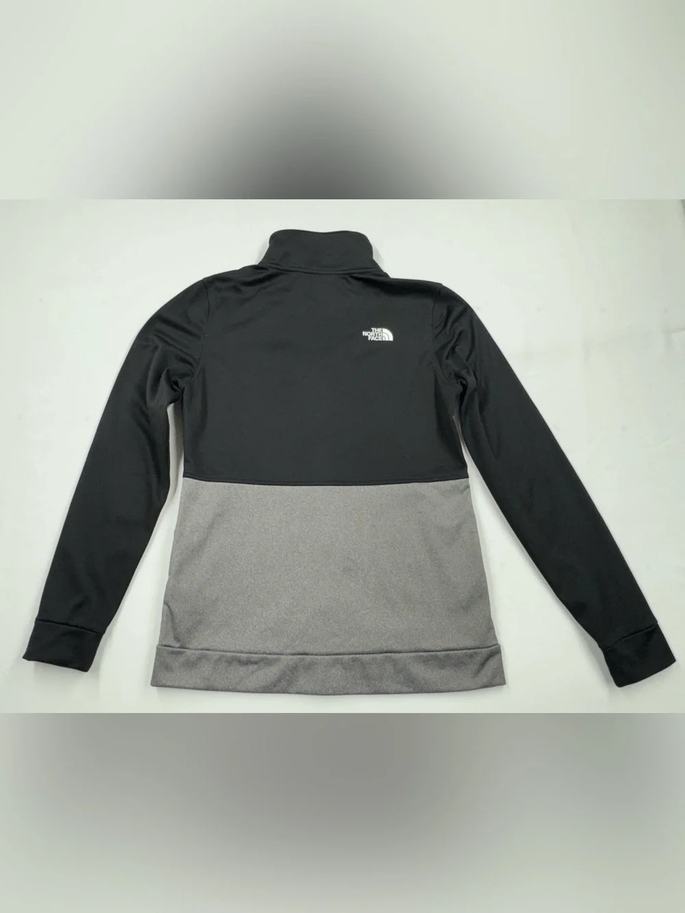 The North Face Cinder 100wt Fleece Jacket Women’s Small Black Gray Full Zip